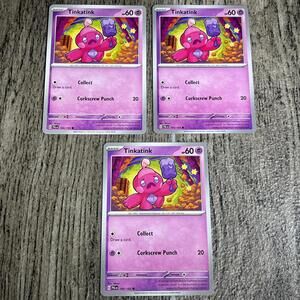 3xPokemon Paldea Evolved 100/193 Tinkatink